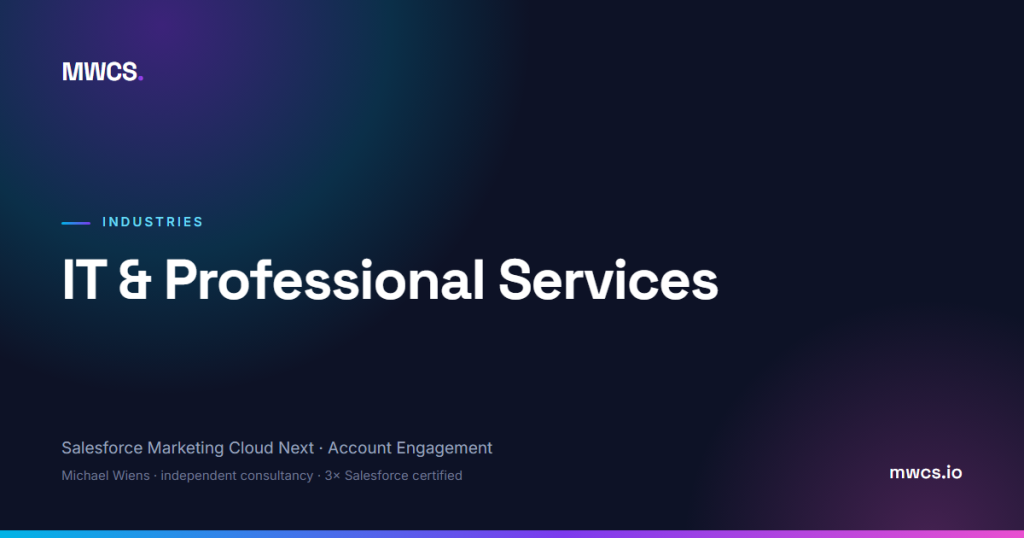 IT & Professional Services — MWCS