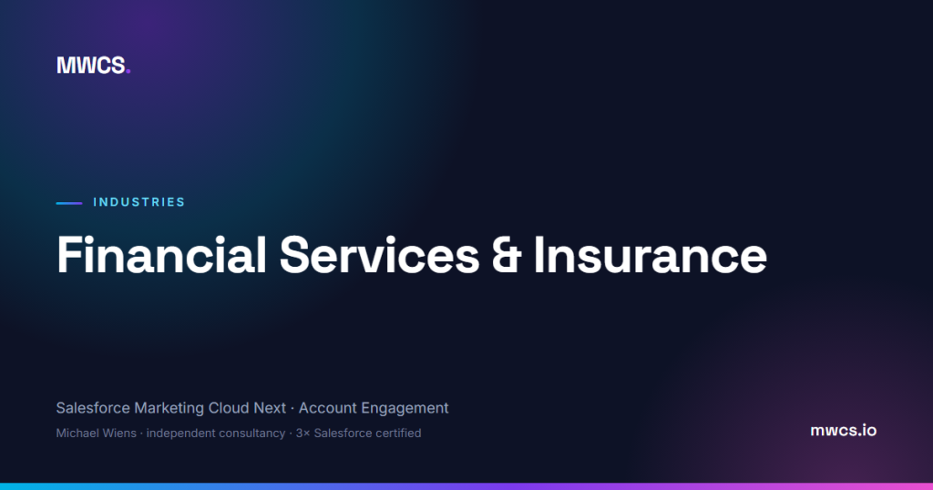 Financial Services & Insurance — MWCS