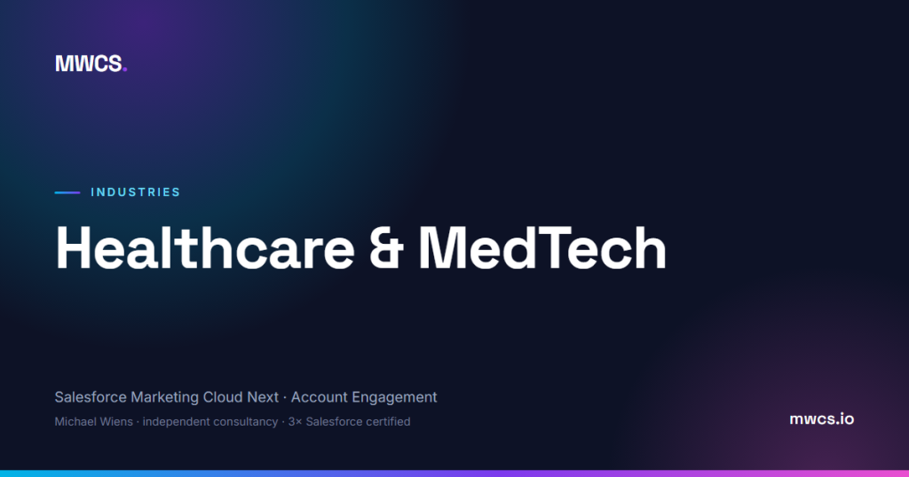 Healthcare & MedTech — MWCS