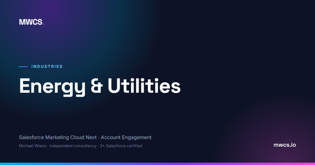 Energy & Utilities — MWCS