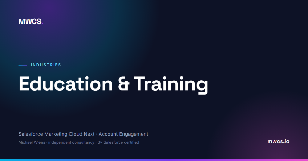 Education & Training — MWCS